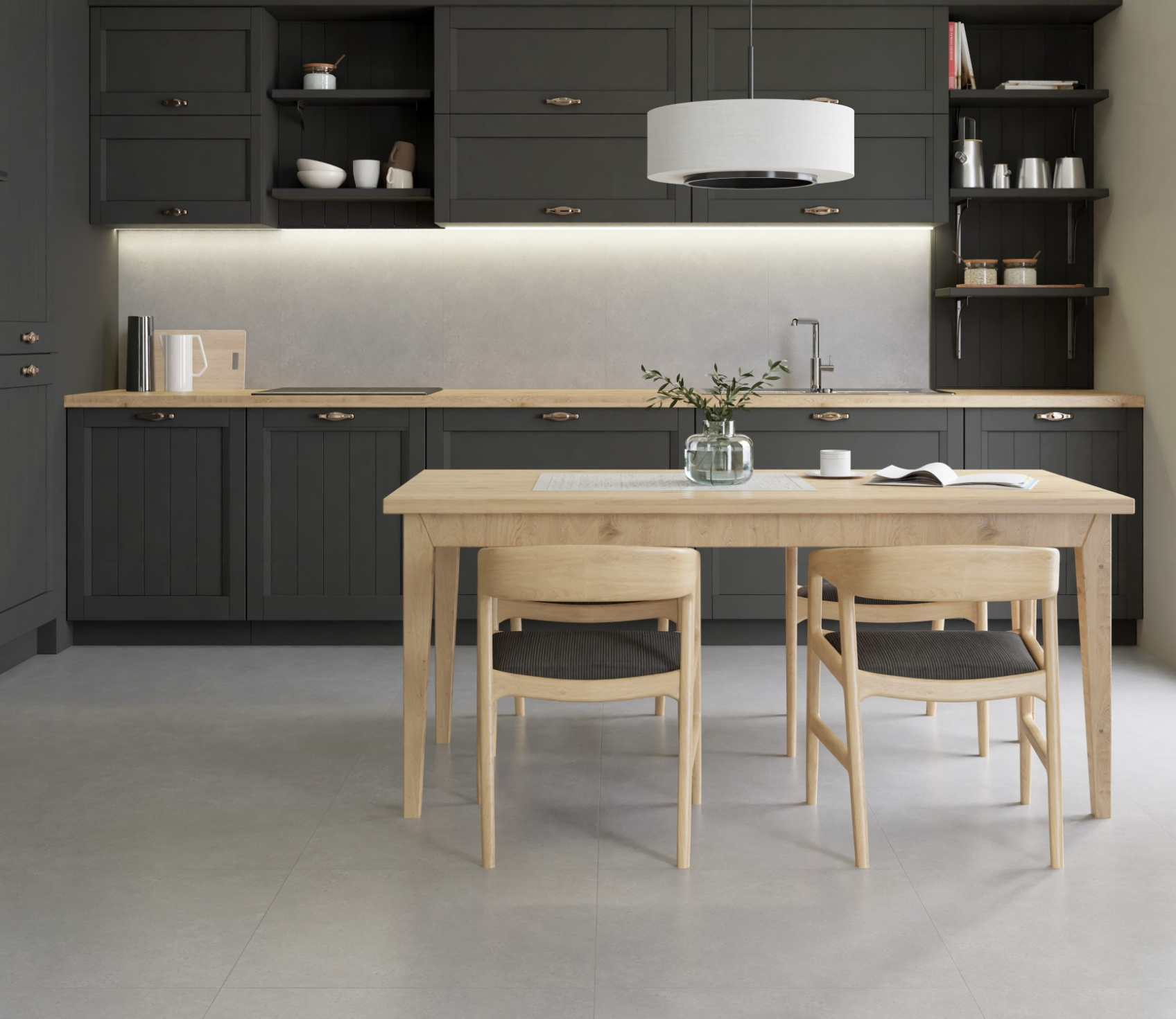 Керамический гранит Primavera Ранера светло-серый Matt 60x60 NG137