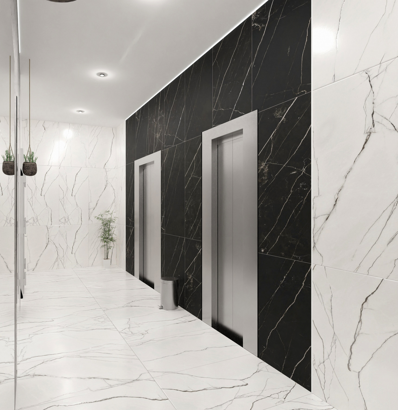 Керамический гранит Axima Дакар черный 60х120