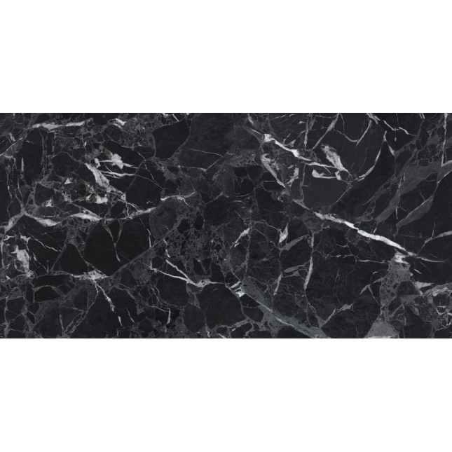 Керамический гранит Грессе Симбел GRS05-02 Питч черный мрамор 1200x600x10