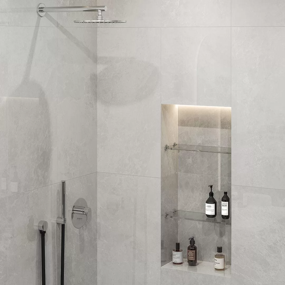 Керамический гранит Kerama Marazzi Монте Тиберио серый матовый обрезной 80x160