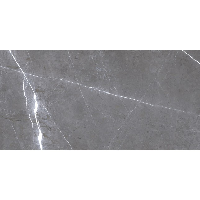 Керамический гранит Грессе Симбел GRS05-05 Гиззли серый мрамор 1200x600x10