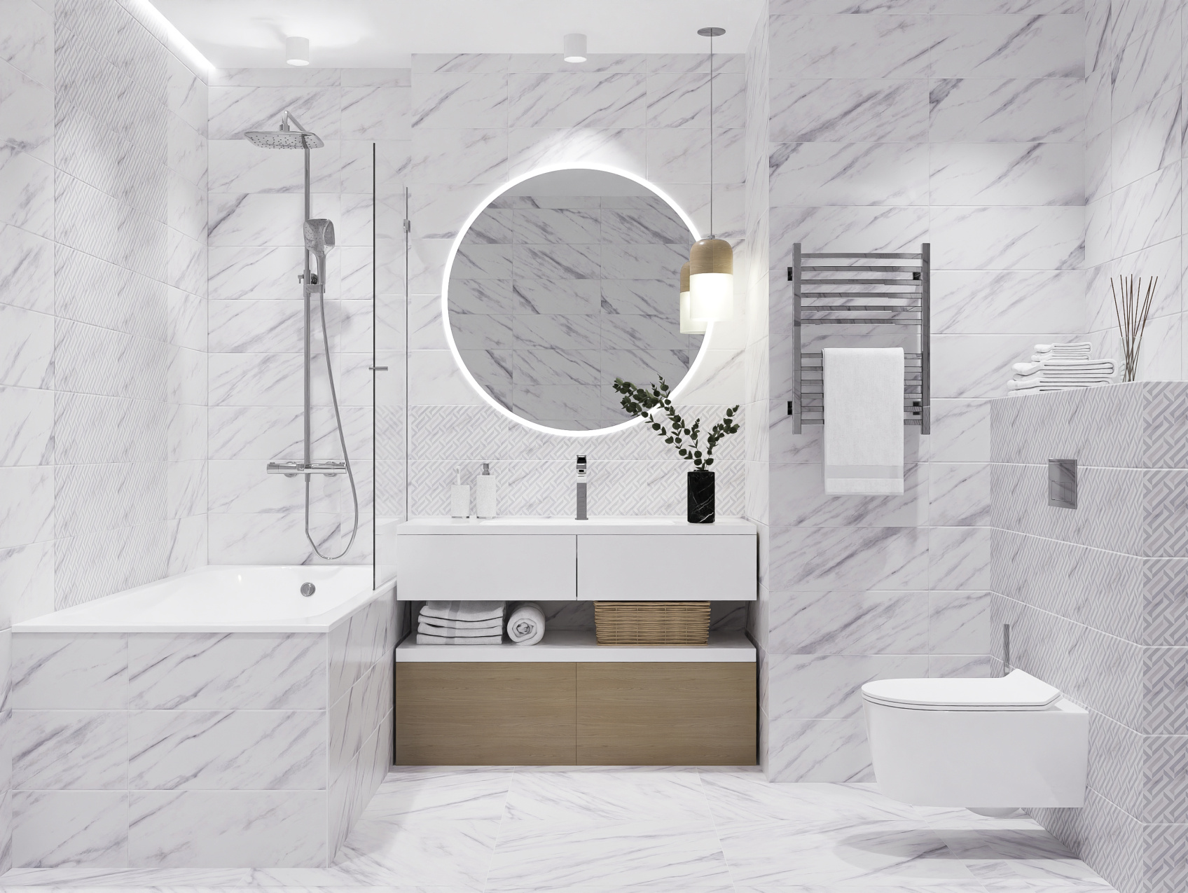 Керамическая плитка Azori Alpi Geometria 20,1x50,5