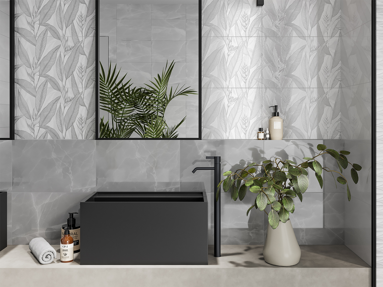 Керамическая плитка Gracia Ceramica Эдем бел низ 02