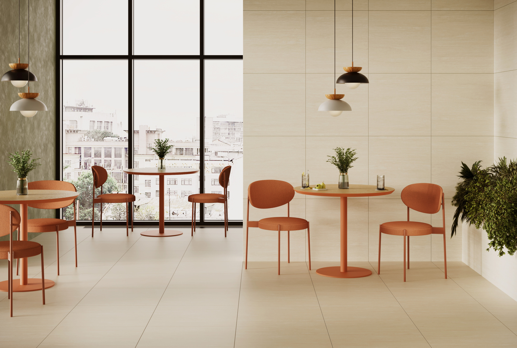 Керамический гранит DAKO Травертин E-5025/MR/600x600x9 ректификат