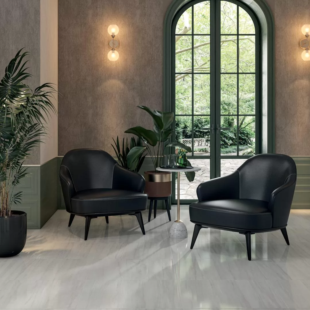 Керамический гранит Kerama Marazzi Белем SG647222R серый светлый лаппатированный обрезной 60x60