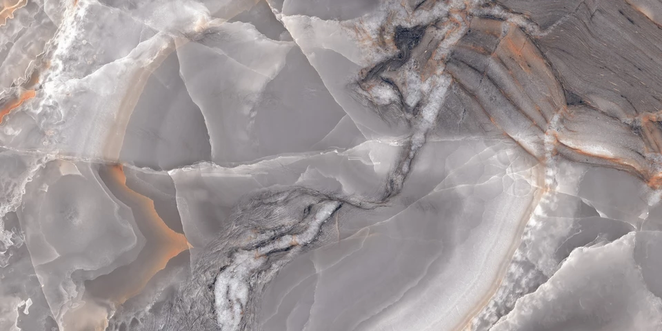 Керамический гранит Maimoon Ceramica Glossy Opera Onyx Grey PG 80x160