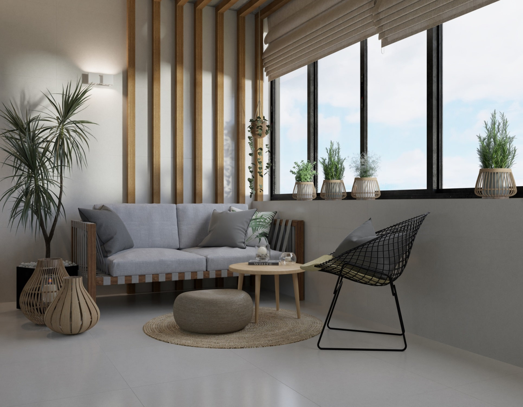 Керамический гранит Primavera Ассара белый Matt 60x60 NG105