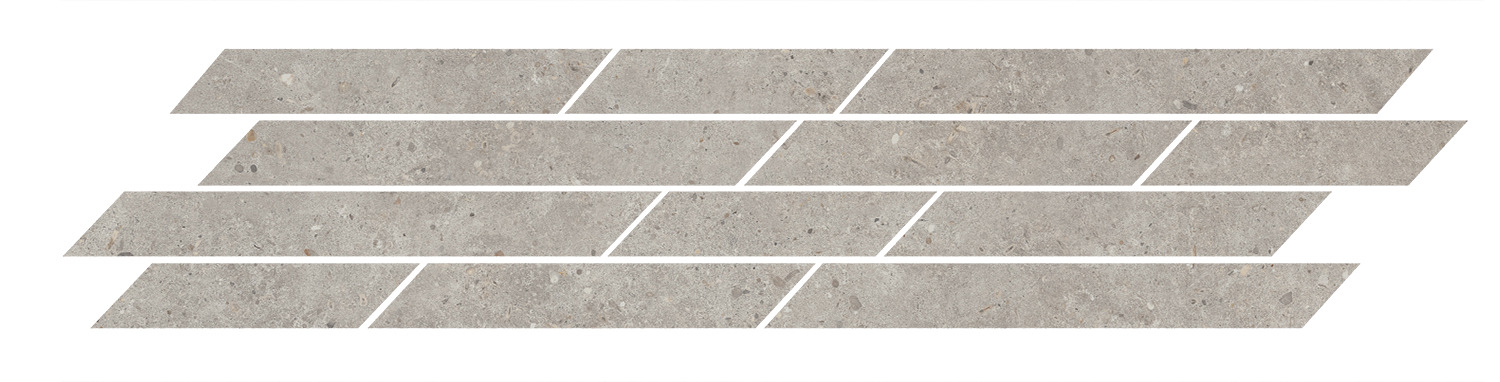 Керамический декор Kerama Marazzi Риккарди T036\SG6537 серый светлый матовый мозаичный 46,8x9,8