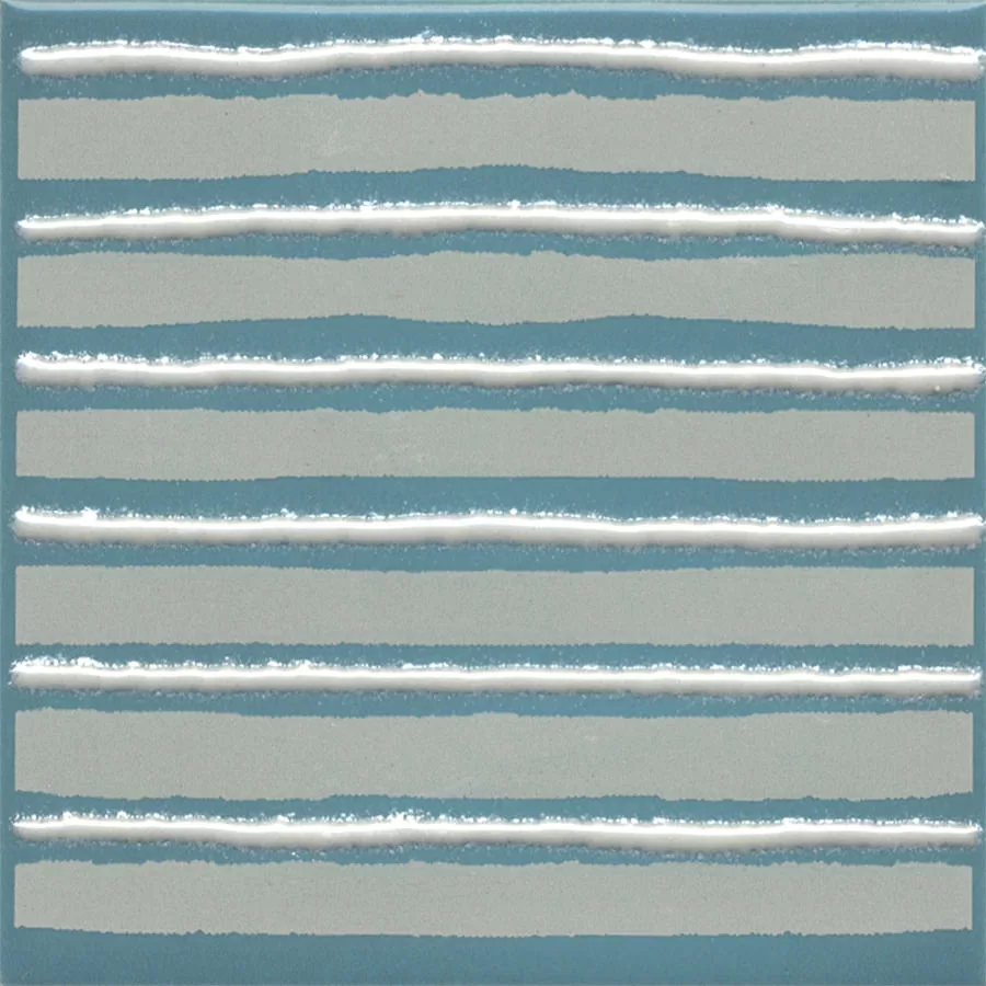 Керамический декор Kerama Marazzi Бахия 4 бирюзовый глянцевый 9,8x9,8x0,7