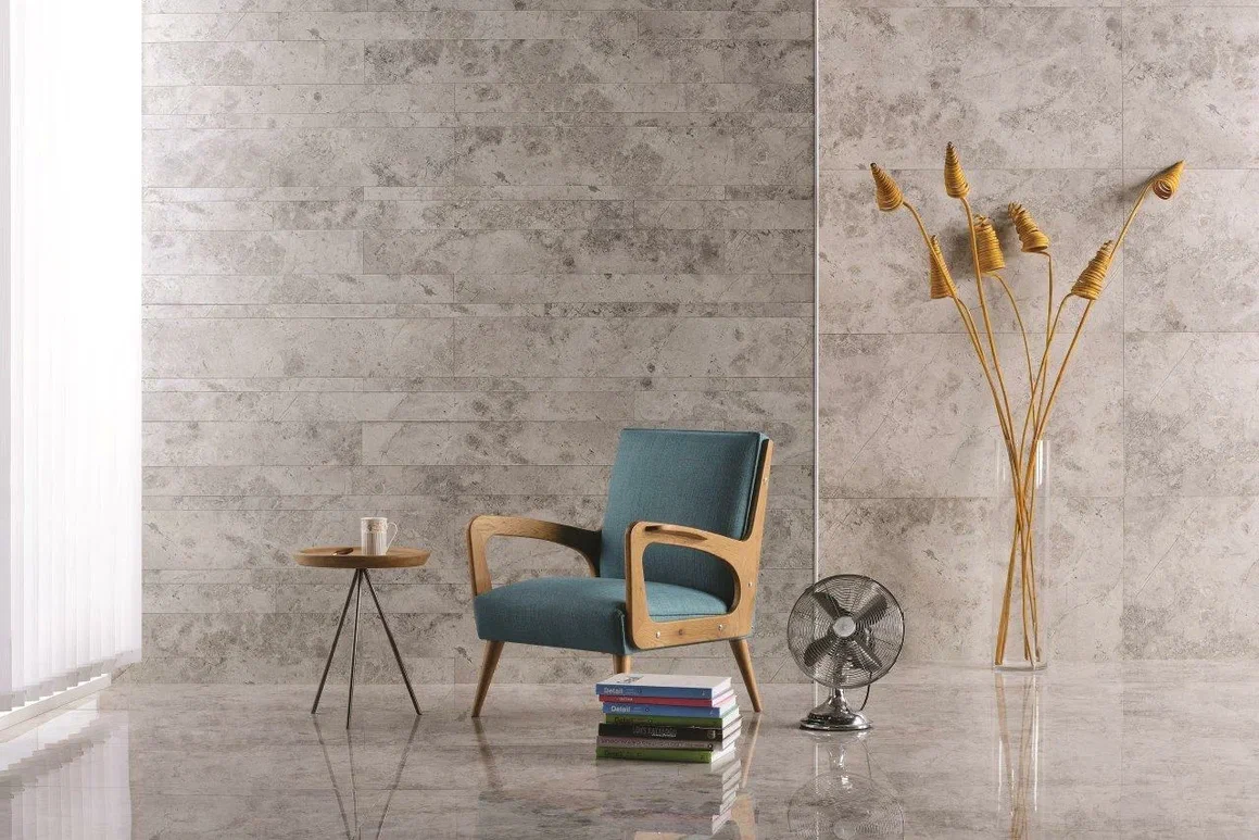 Керамический гранит Seranit FIBRE GREY RELIEF MATT 60х120