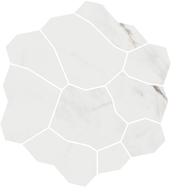 Керамический декор Kerama Marazzi Марсель наборный серый светлый глянцевый обрезной 31,5x34,2x0,9