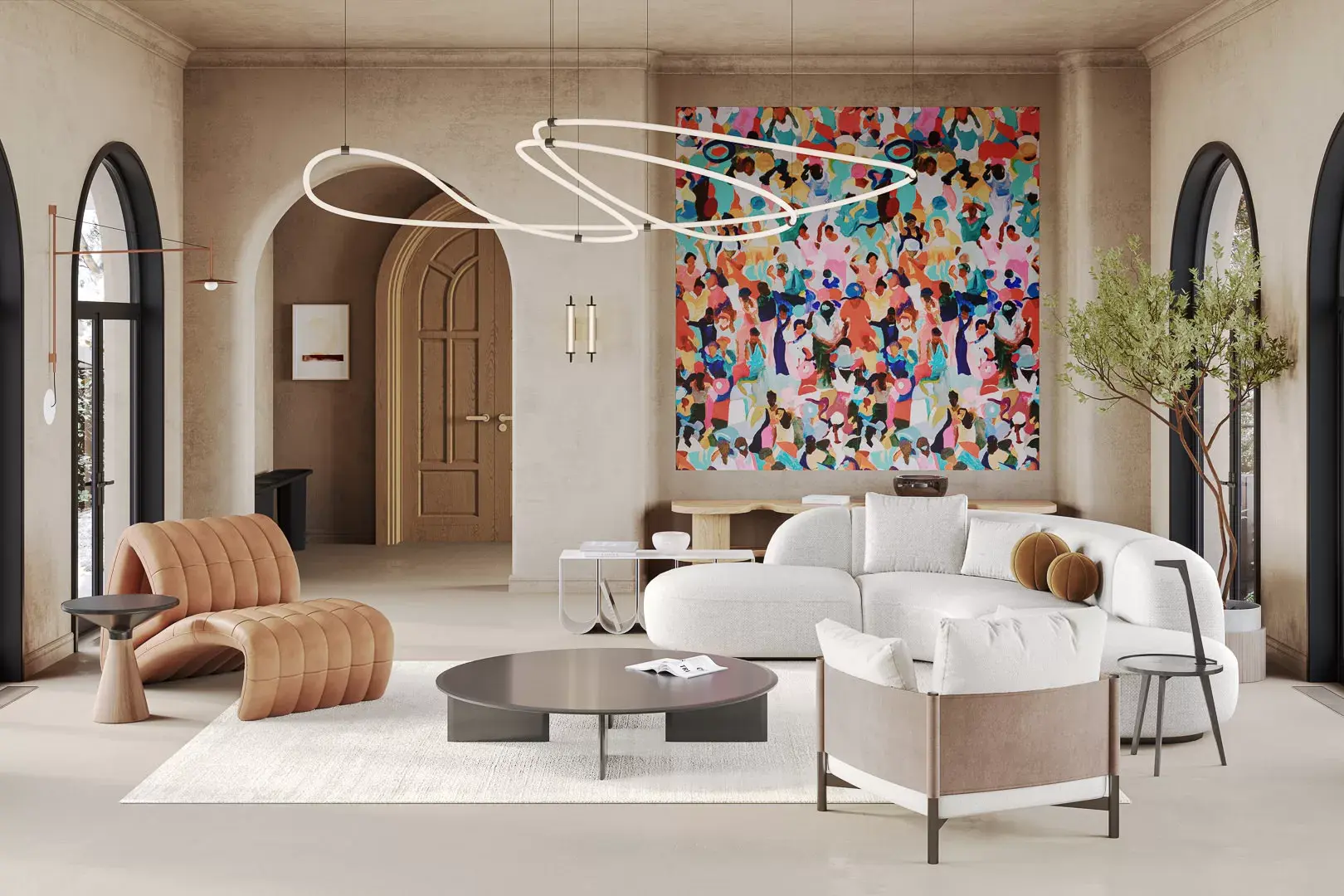 Керамический ковер Kerama Marazzi Ковер Агадир матовый обрезной 119.5x238.5