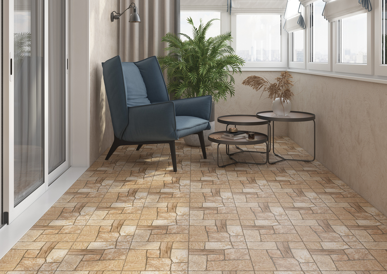 Керамический гранит Cersanit Exterio бежевый A16433 29,8x29,8