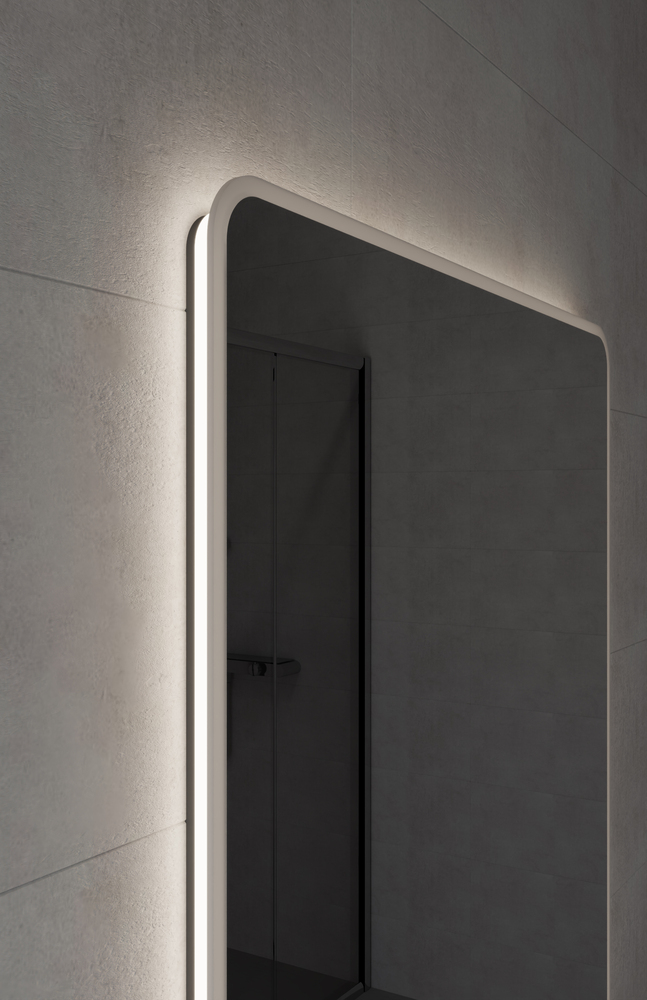Зеркало ECLIPSE Fusion 80x120 с подсветкой прямоугольное