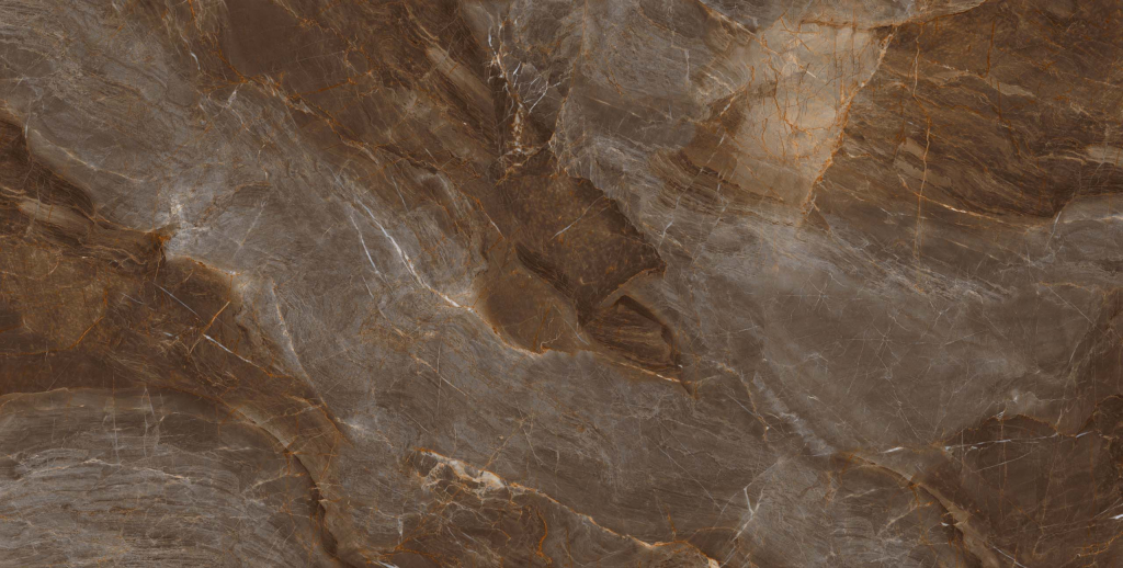 Керамический гранит Estima Marble Onlygres XXL MOGXL4001 Brown полированный 80х160