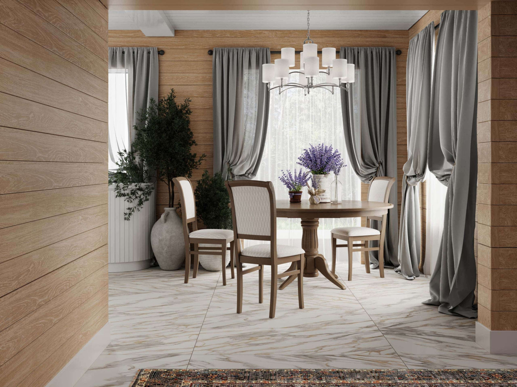 Керамический гранит Estima Miramare White RM01 неполированный 60x120x9