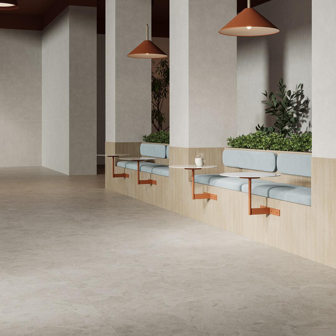 Керамический гранит Kerama Marazzi Сплит бежевый светлый матовый обрезной 60x119,5x0,8