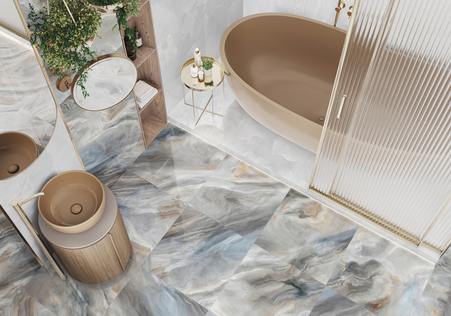 Керамический гранит Illusion Smoky суперполированный 60х120 60120ILN18HG