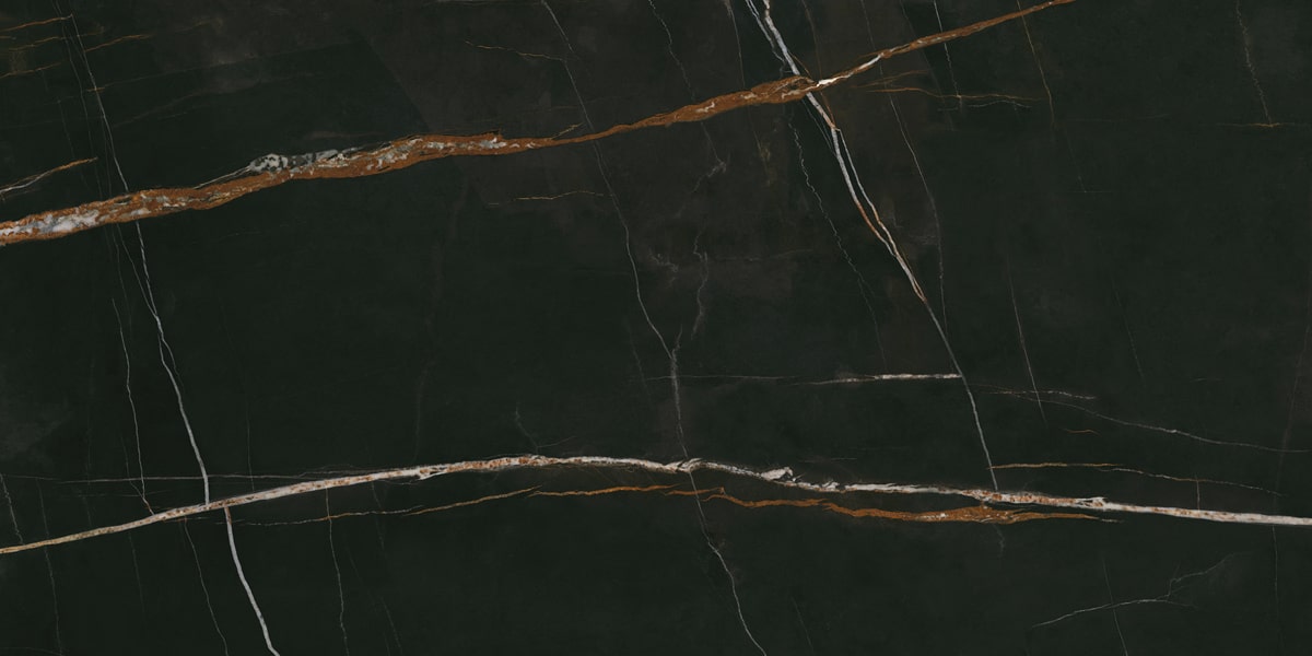 Керамический гранит Идальго Люссо Неро лаппатированный LLR 60x120