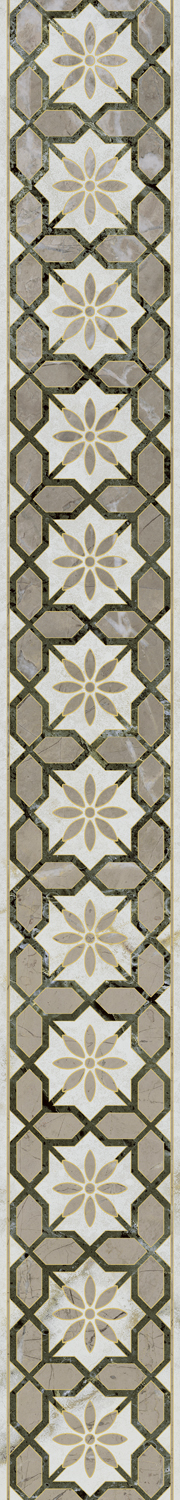 Керамический бордюр Kerama Marazzi Серенада VT\A572\11000R 2 глянцевый обрезной 60x7,2 в Уфе — купить с доставкой | Nova