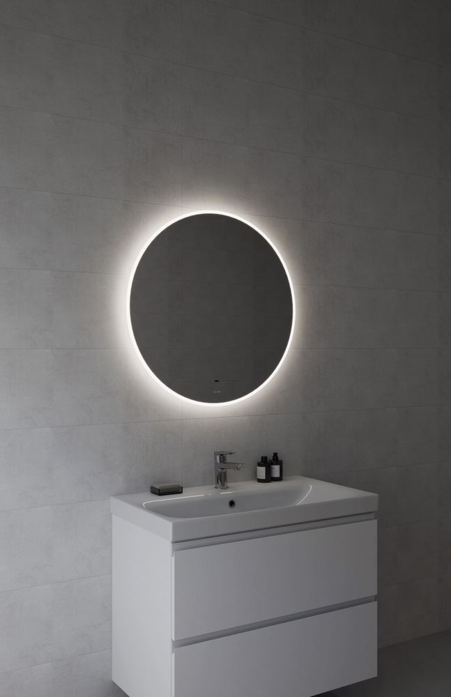 Зеркало ECLIPSE Fusion 72x72 с подсветкой круглое