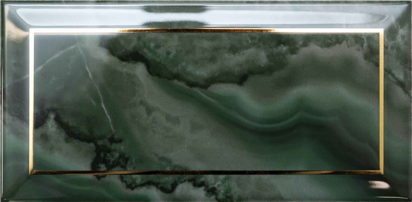 Керамический декор Kerama Marazzi Сеттиньяно OS\C275\19077 зеленый глянцевый 9,9x20