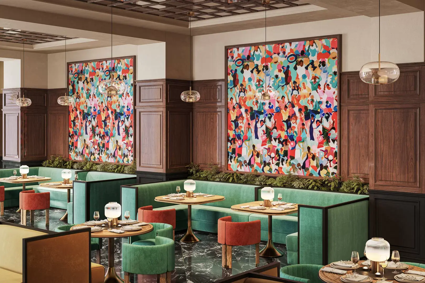 Керамический ковер Kerama Marazzi Ковер Агадир матовый обрезной 119.5x238.5