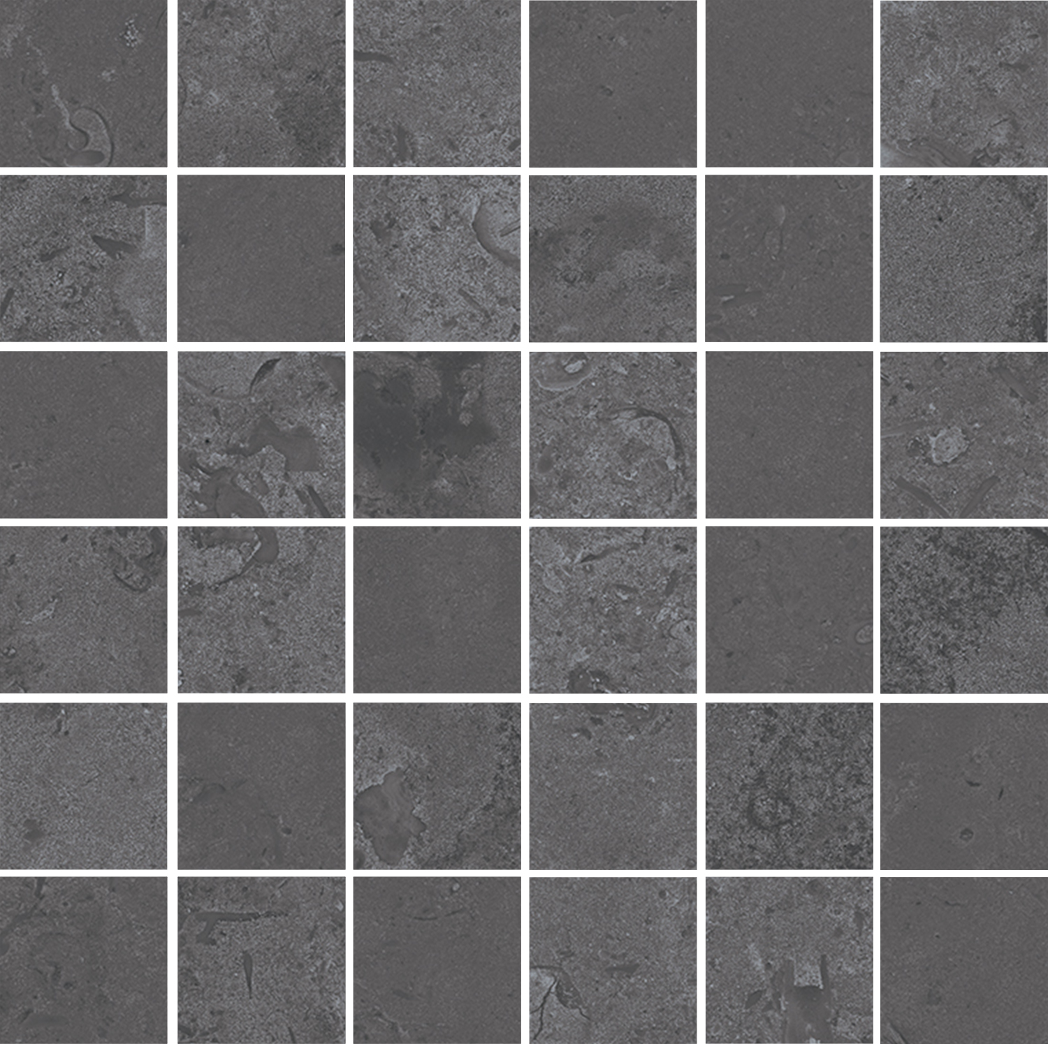 Керамический декор Kerama Marazzi Про Лаймстоун DD205120\MM мозаичный серый темный матовый 30x30 в Уфе — купить с доставкой | Nova