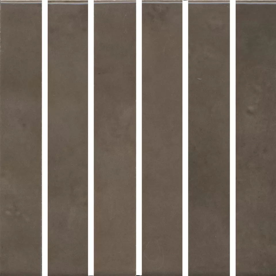 Керамический декор Kerama Marazzi Фес мозаичный коричневый глянцевый 15x15
