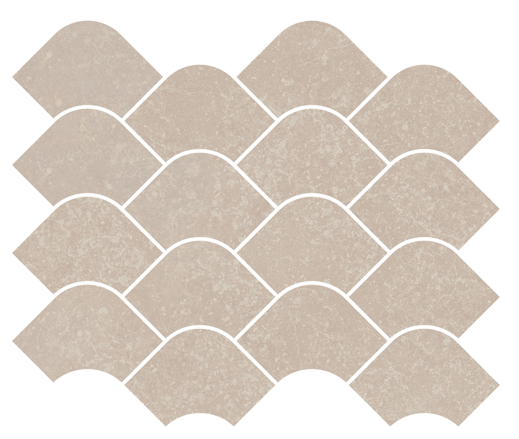 Керамический декор Kerama Marazzi Касабланка наборный бежевый светлый матовый обрезной 30x25x0.9