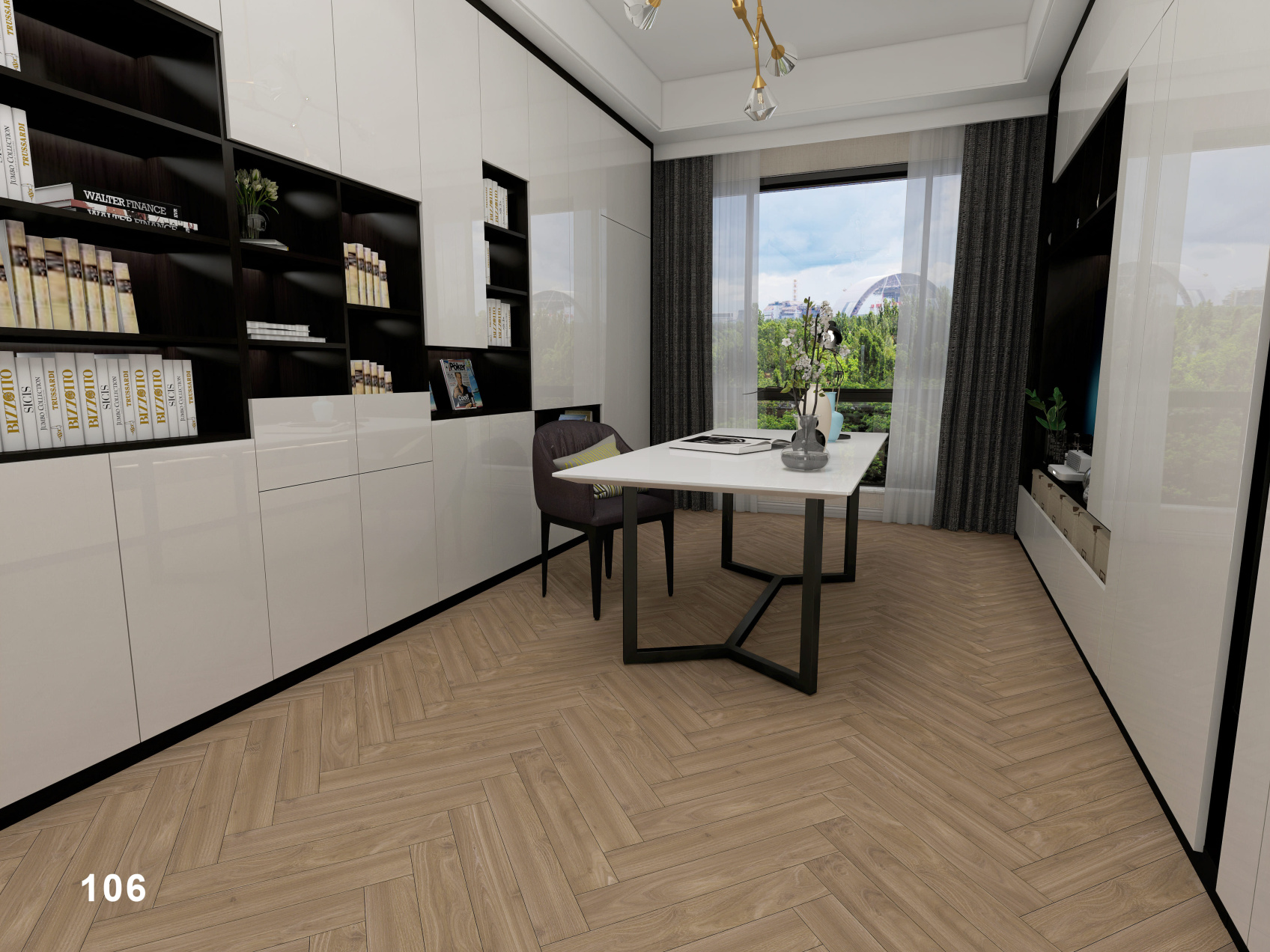 Ламинат WoodStyle Arrow 106 Дуб Компаунд 600*100*12