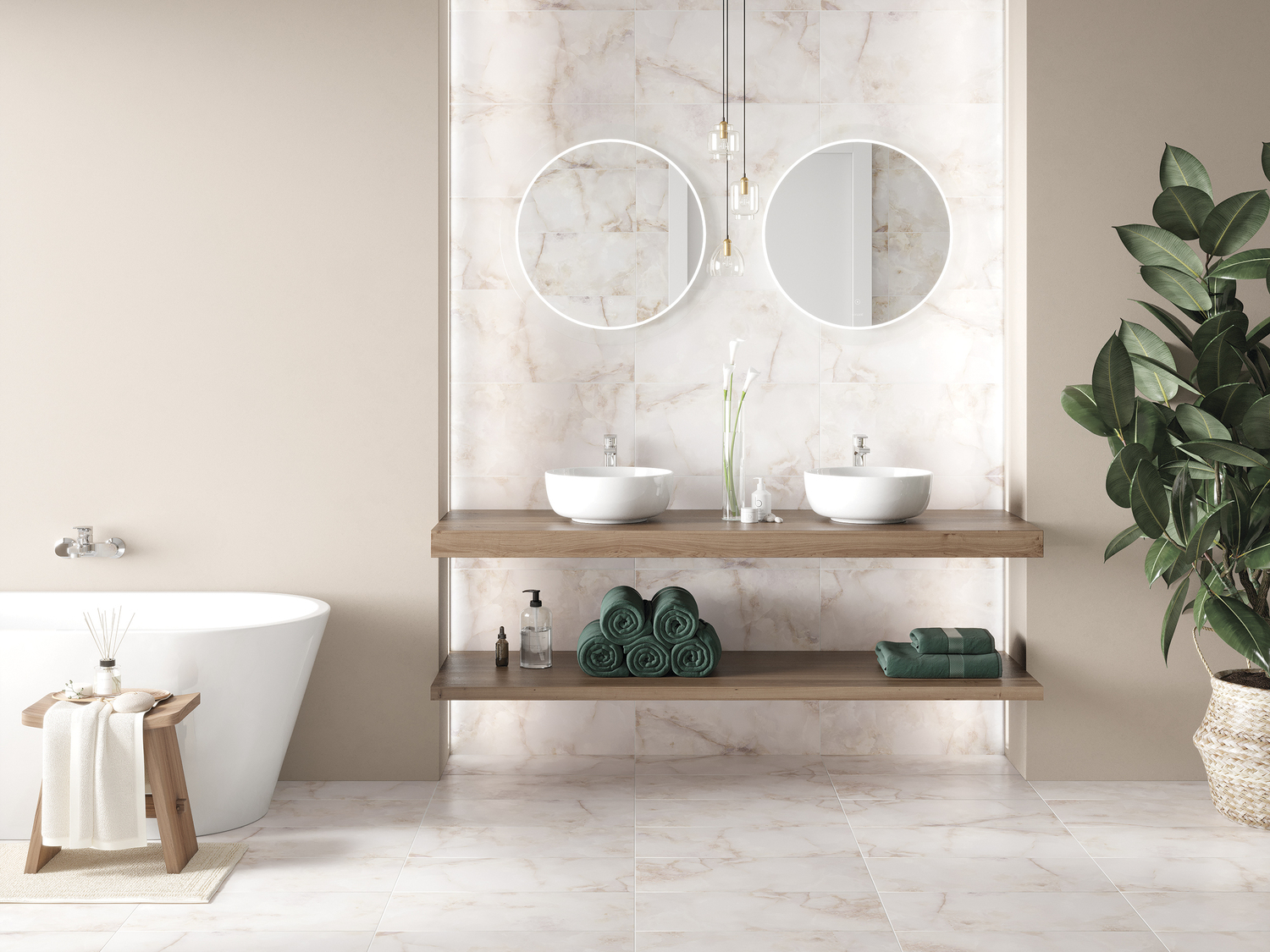 Керамический гранит Cersanit Cameo 16523 бежевый 29,7х59,8