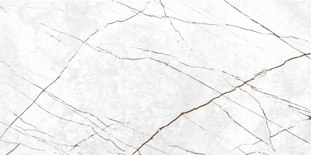 Керамический гранит Sandra CF101 LLR лаппатированный белый 600х1200