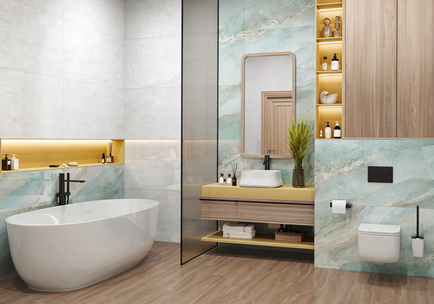 Керамический гранит Blumarin Lagoon полированный 60х120 60120BLM16P