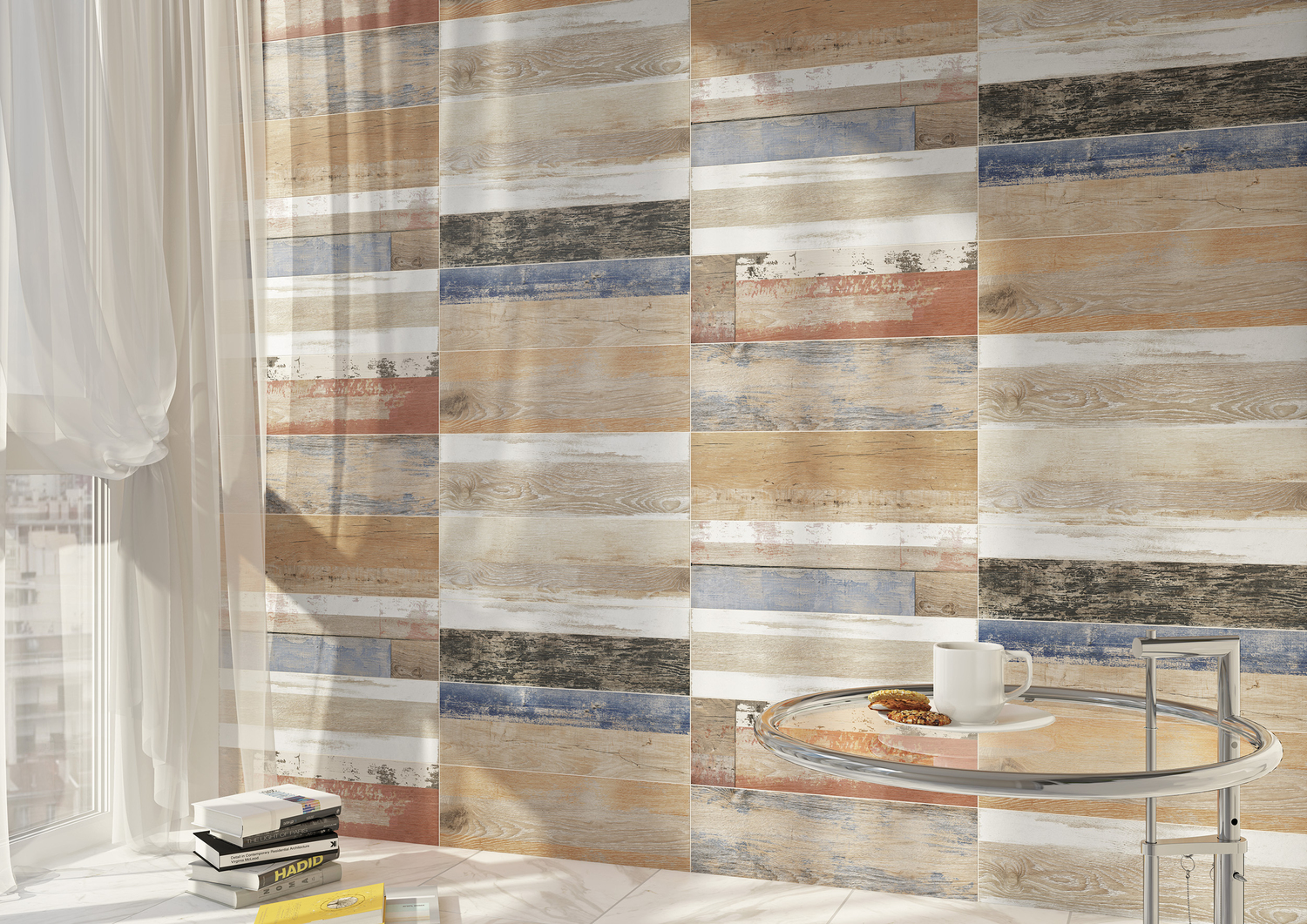 Керамический гранит Cersanit Colorwood многоцветный CL4M452 (рандомно) 18,5x59,8