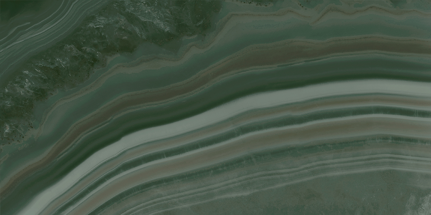 Керамическая плитка Kerama Marazzi Сеттиньяно 19077 зеленый грань глянцевый 9,9х20