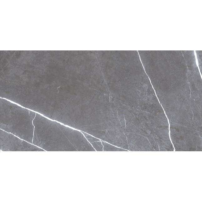 Керамический гранит Грессе Симбел GRS05-05 Гиззли серый мрамор 1200x600x10