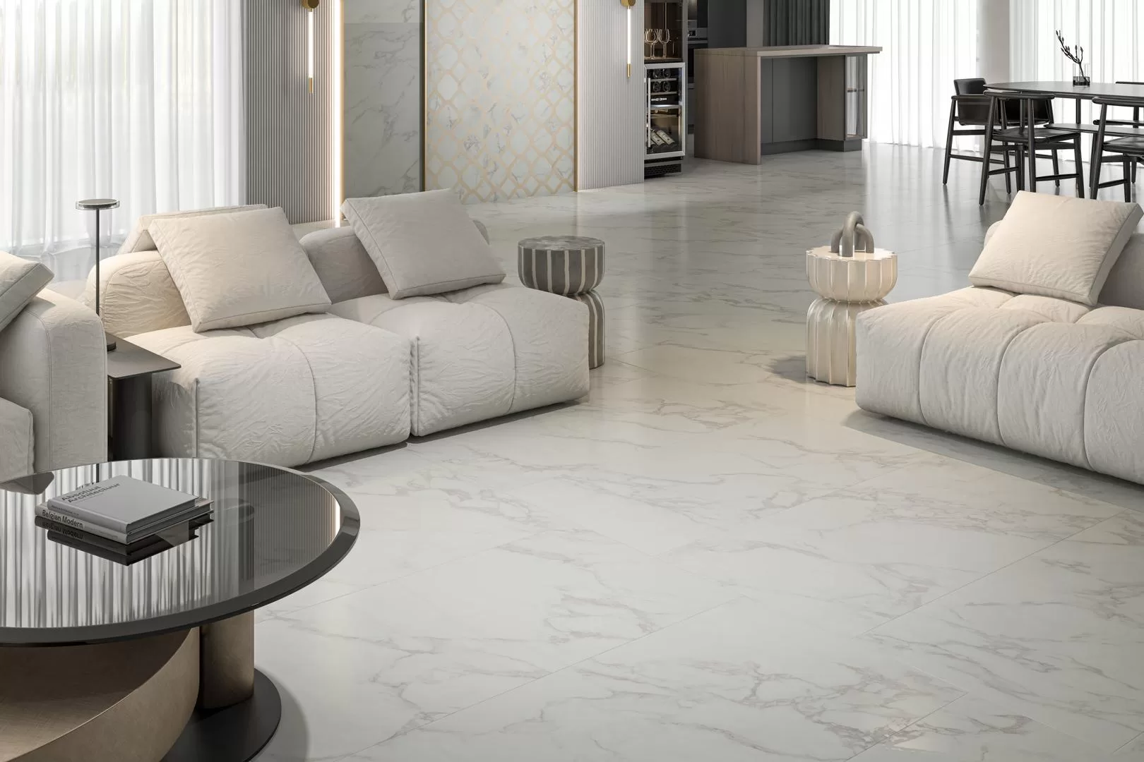 Керамический гранит Kerama Marazzi Монте Тиберио SG540720R серый светлый матовый 60x119.5