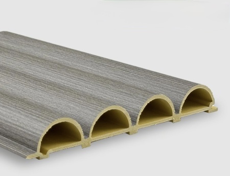 Бамбуковая панель Bonaparte рифленая Tube ambra 2800*183*24 (1шт=0,5124 кв.м.)