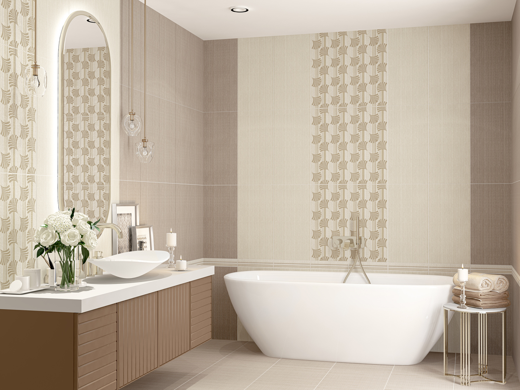 Керамическая плитка Azori Romanico Noce 31,5x63,0