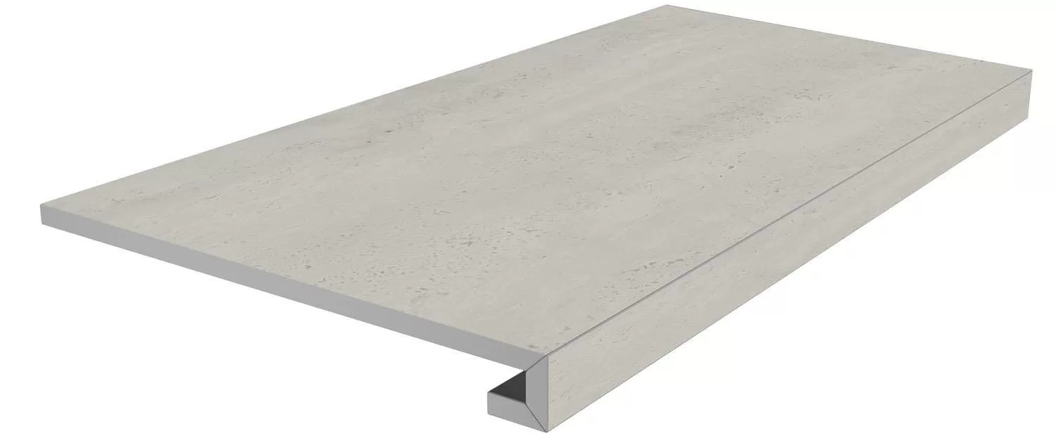 Ступень клеёная Kerama Marazzi Сан-Марко серый светлый матовый 33х80