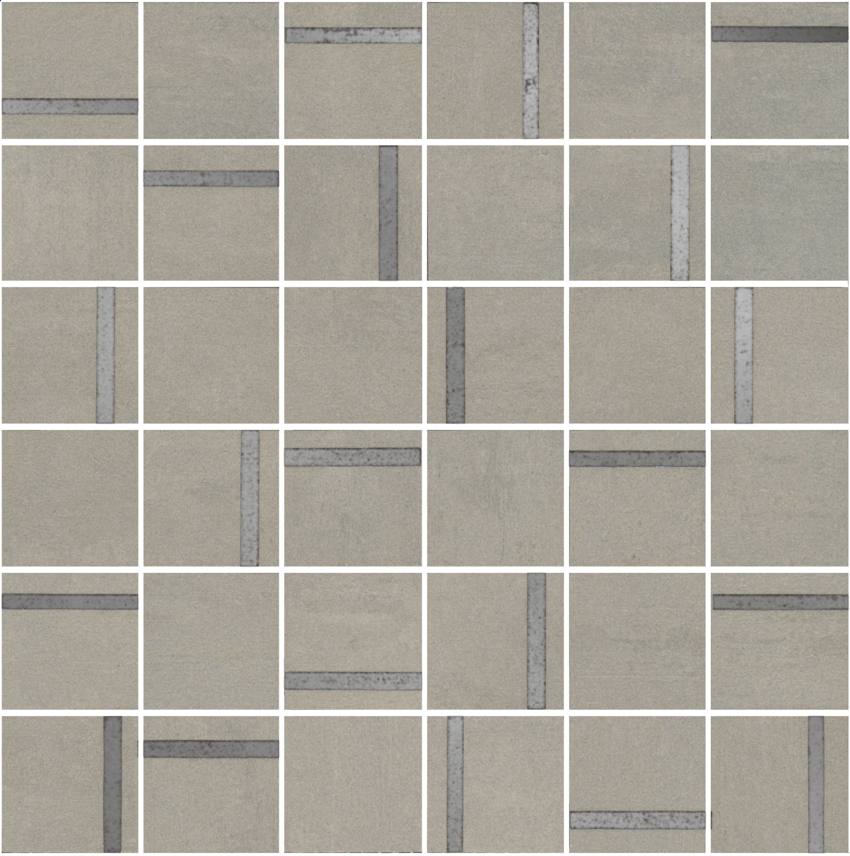 Керамический декор Kerama Marazzi SG640120\MM Гварди 2 мозаичный серый светлый матовый обрезной 30х30