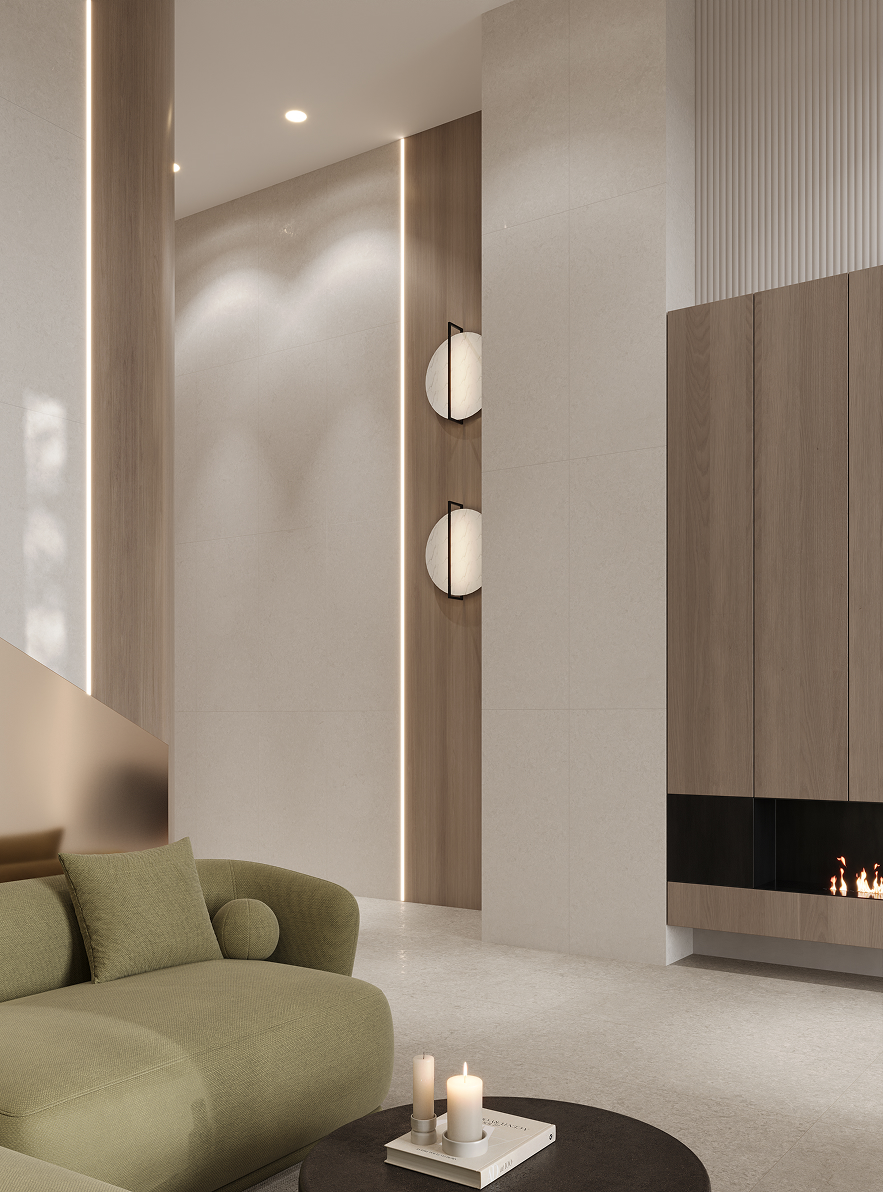 Керамический гранит Axima Кадифф бежевый 60х120