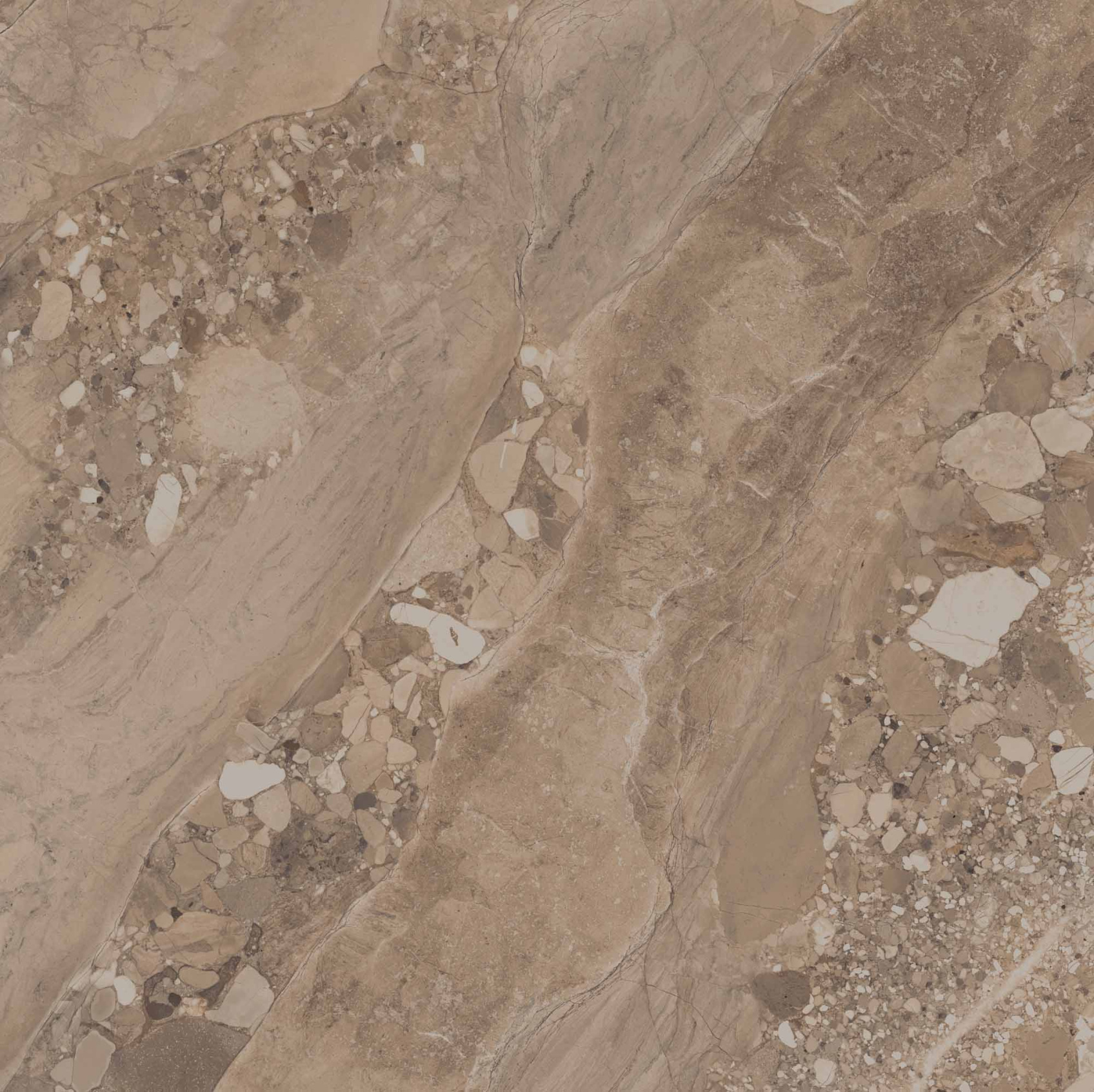 Керамический гранит Estima Oceanmist OM03 Brown неполированный 80x80