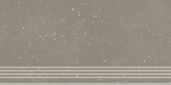 Керамическая ступень Kerama Marazzi Пунтум серый матовый обрезной 30x60x0,8