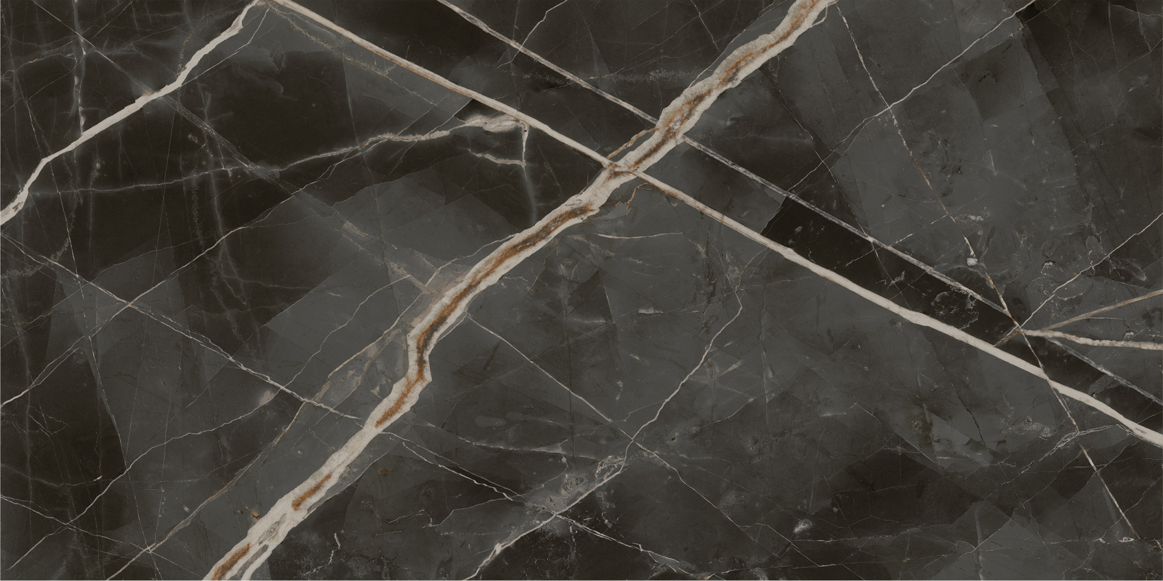 Керамический гранит Italon Стелларис Абсолют Блэк Люкс 80x160