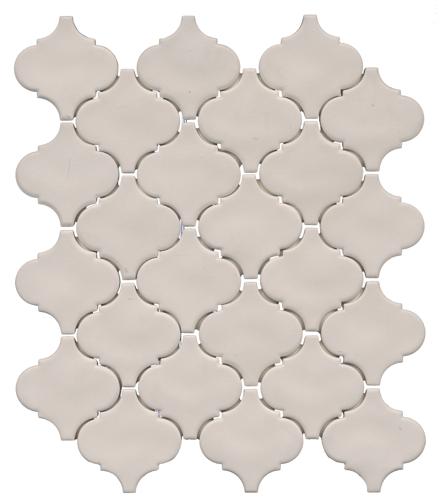 Керамическая мозаика Kerama Marazzi Арабески Марокко серая светлая матовая 26x30