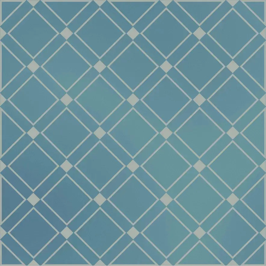 Керамический декор Kerama Marazzi Бахия 1 бирюзовый глянцевый 9,8x9,8x0,7