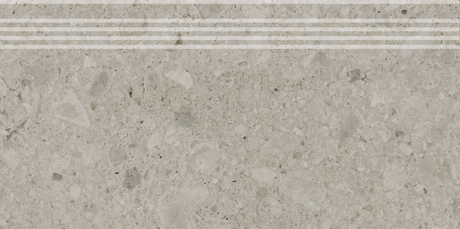 Керамическая ступень Kerama Marazzi Чеппо ди Гре бежевая светлая матовая обрезная 30x60 в Уфе — купить с доставкой | Nova