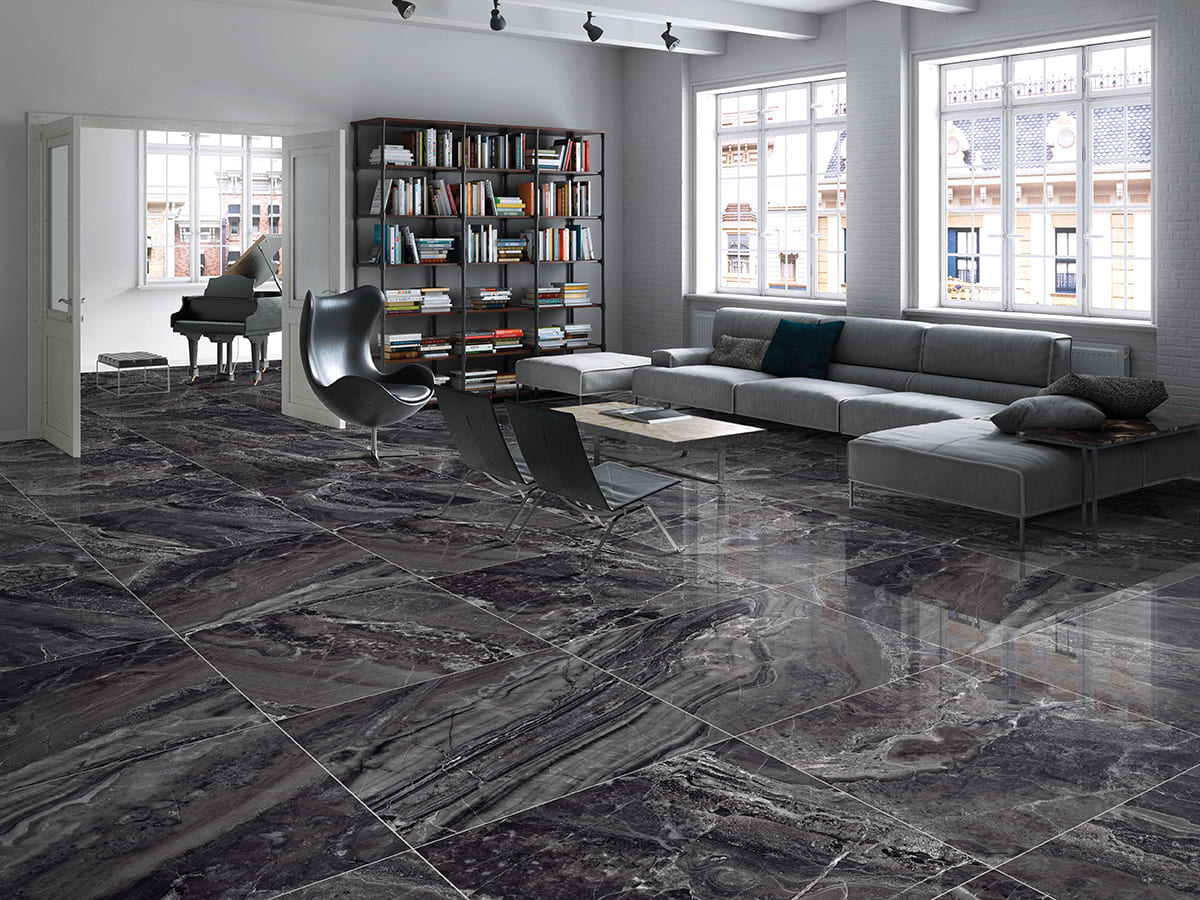 Керамический гранит Primavera Titan Black 60х60 PR115 полированный